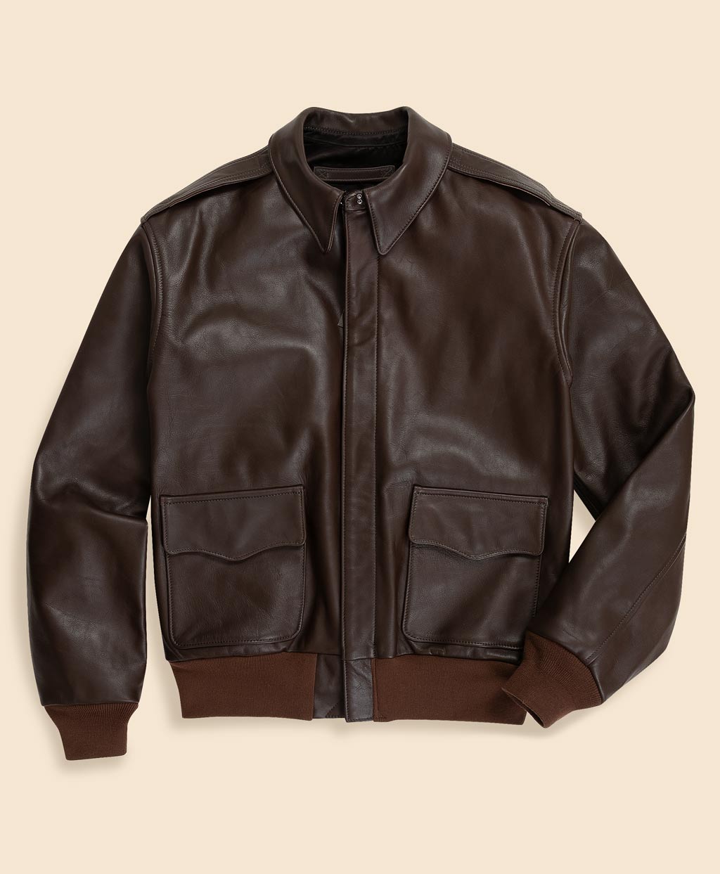 Brooks Brothers×Cockpit USA ホースレザー A－2ジャケット Made in