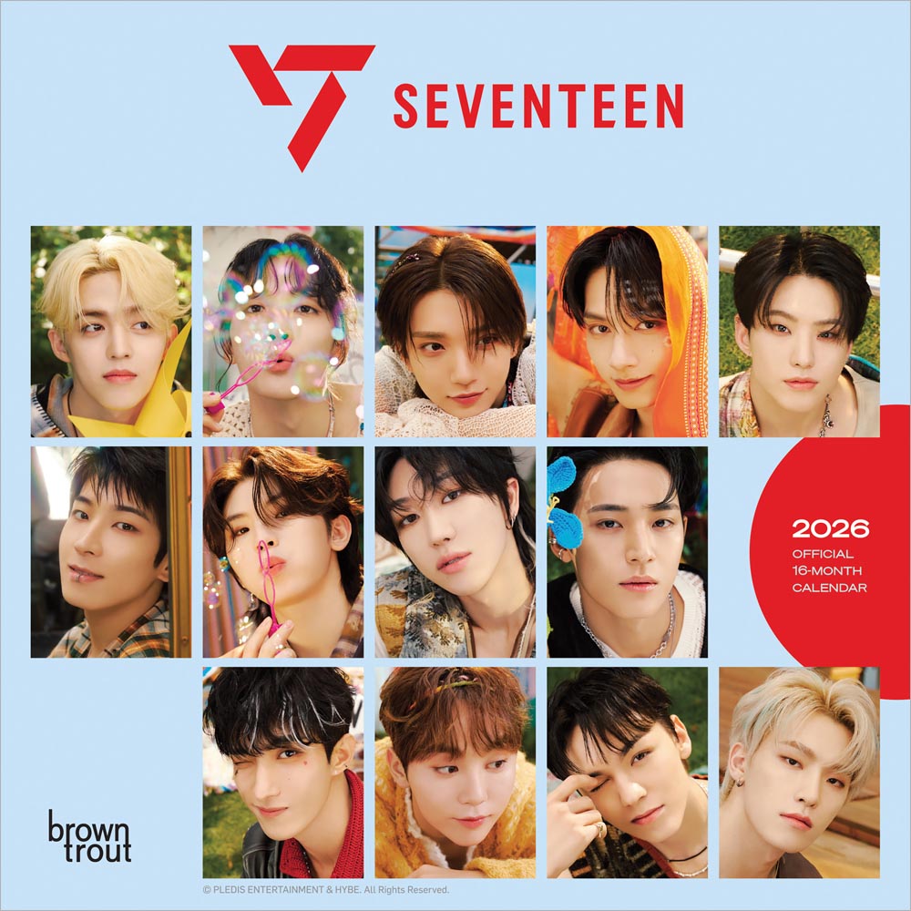 Seventeen OFFICIAL | 2026 7 x 14 Inch (Hanging) Monthly Mini Wall