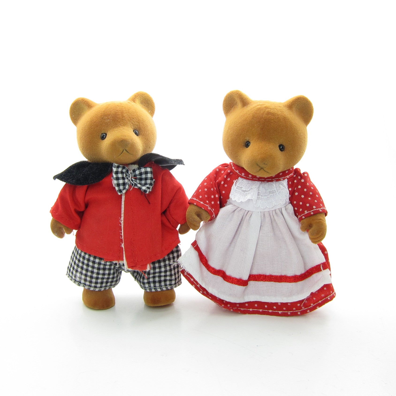 Teddy Bear World or Familie Bär Vintage Brown Bear Couple Mom