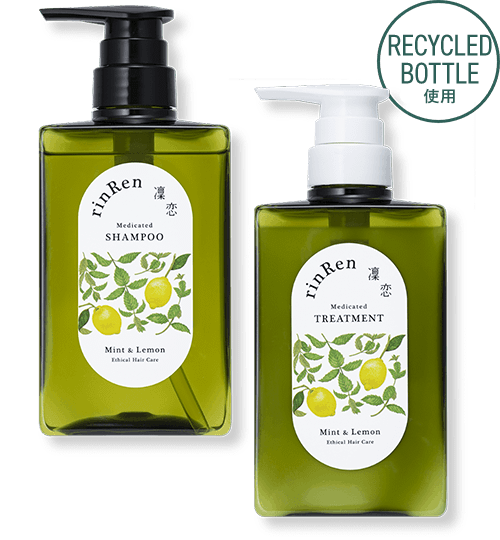 凜恋｜薬用 シャンプー＆トリートメント ミント＆レモン