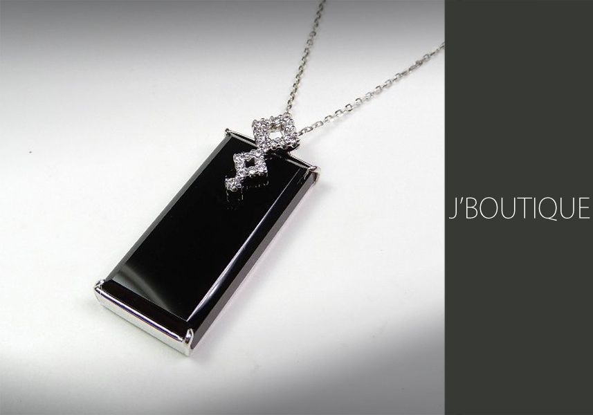 ミャンマー産天然無処理翡翠 ジュエリー ペンダント 墨翠