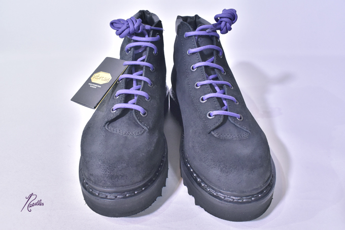 MOUNTAIN BOOT - WAXED SUEDE / Black | Needles（ニードルズ） 通販