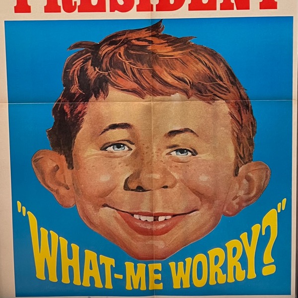 MAD MAGAZINE Alfred E.Neuman Vintage VOTE Poster マッドマガジン