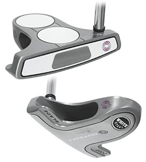 Odyssey White Steel 2-Ball Blade Putter | Golf Avenue
