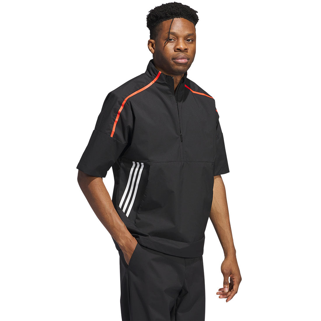 Adidas Core Provisional Short Sleeve Half Zip Rain Jacket – Golf
