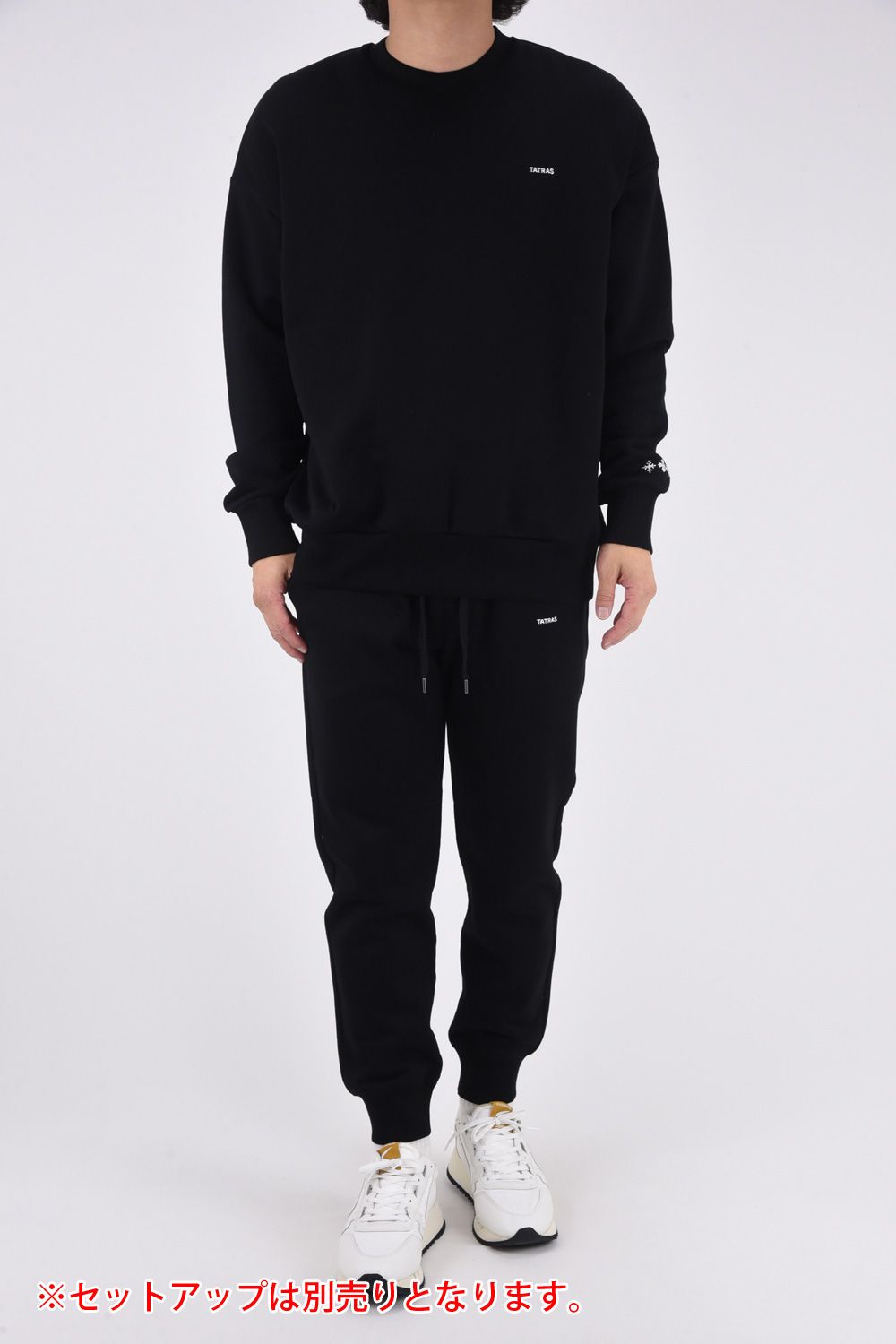 TATRAS - FIDASIO （フィダシオ） / ロゴ クルーネック 長袖スウェット