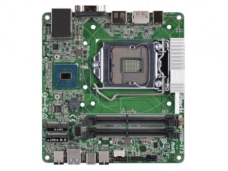 Mini-ITXより小さな新規格Mini-STX採用の小型ベアボーン、ASRock