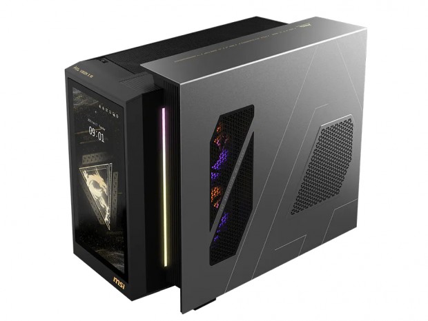 前面に13.3型タッチパネル搭載。MSI、最新AIゲーミングPC「MEG Vision