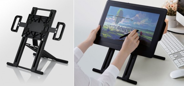 楽な姿勢で描ける液晶ペンタブレット用スタンド。Wacom Cintiq 16など