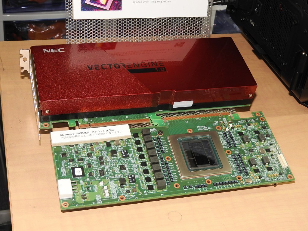 NECのPCIe型ベクトルエンジン「SX-Aurora TSUBASA」がオリオスペックで