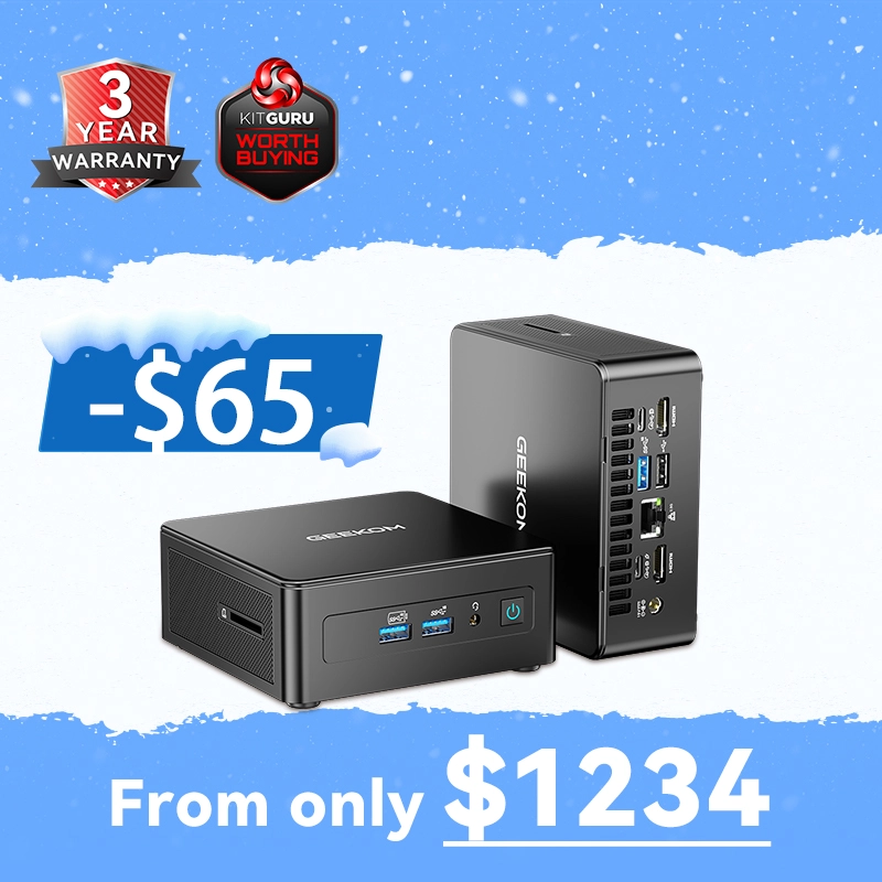 GEEKOM IT15 AI Mini PC | Powered by intel ultra 9 & ARC GPU