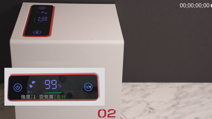 Genki 空気清浄機 小型 電気集塵ハイブリッド式 HEPA 活性炭 13畳 花粉