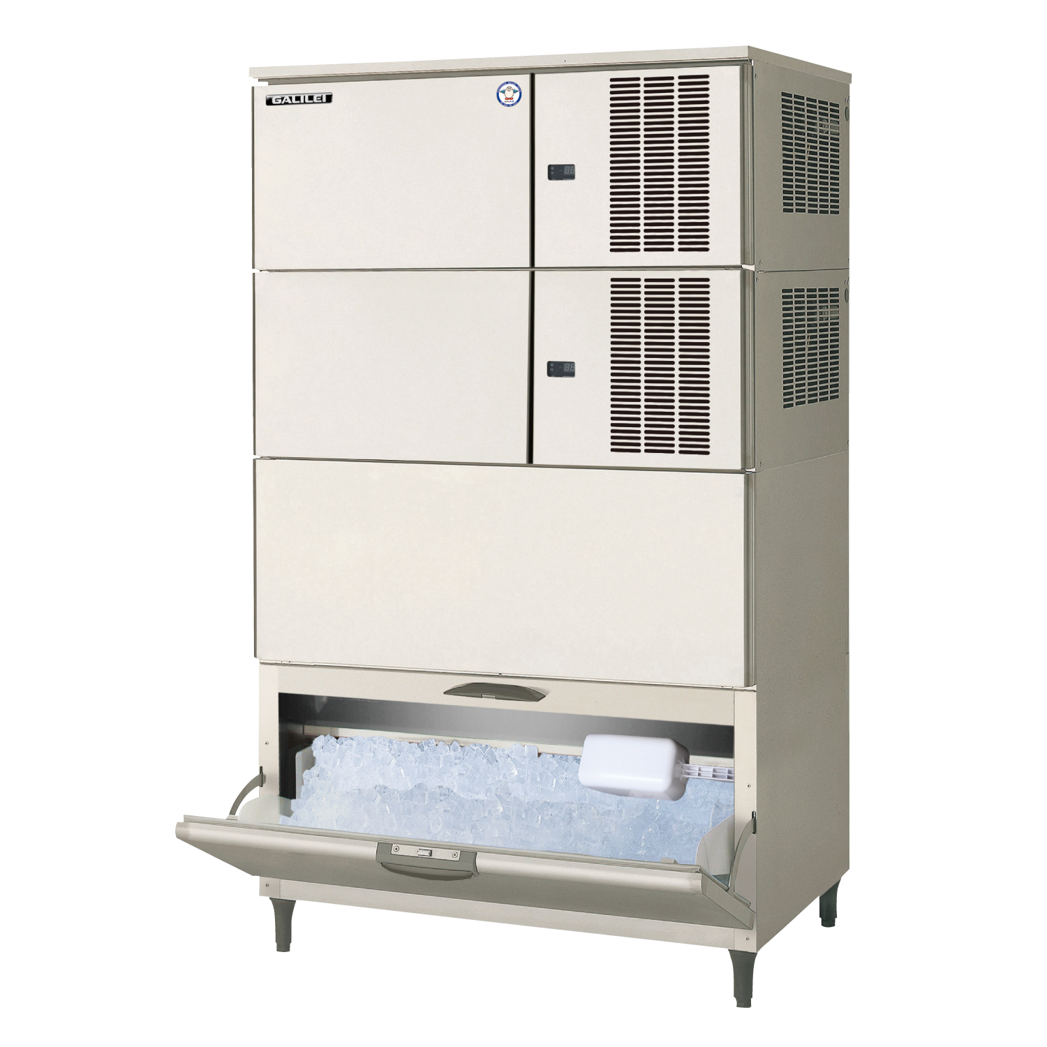 ハーフキューブアイス製氷機スタックオンタイプ - 製品情報 - フクシマ