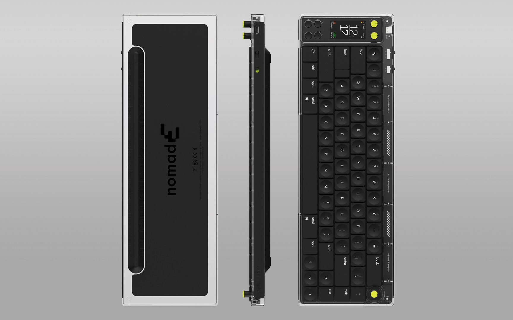 Work Louder社製クリエイター向けキーボード「Nomad Model[E]」