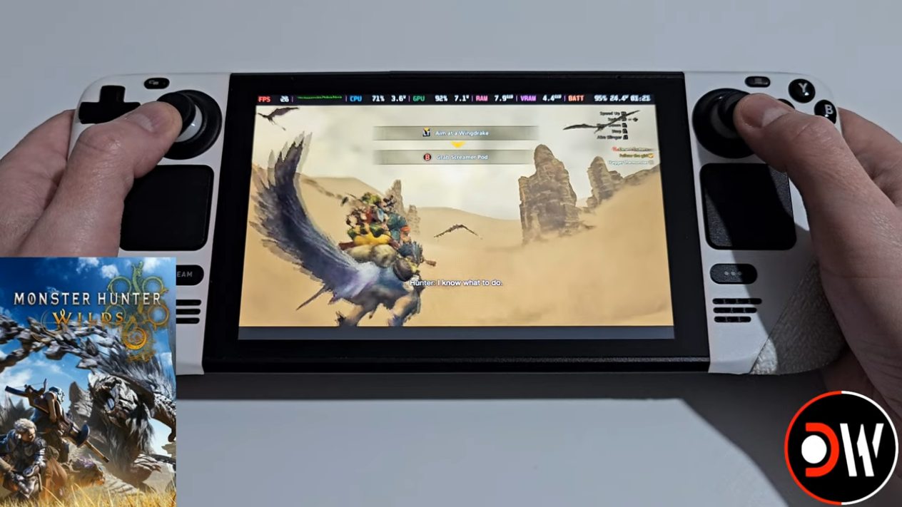 モンハンワイルズ』さらなる携帯ゲーミングPCプレイテスト動画が公開