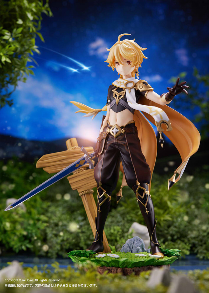 原神』の主人公「空」と「蛍」の1/7スケールフィギュア化発売決定―近日