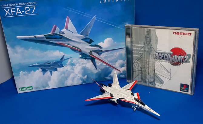 エースコンバットINF』コトブキヤ1/144「XFA-27」レビュー…航空機