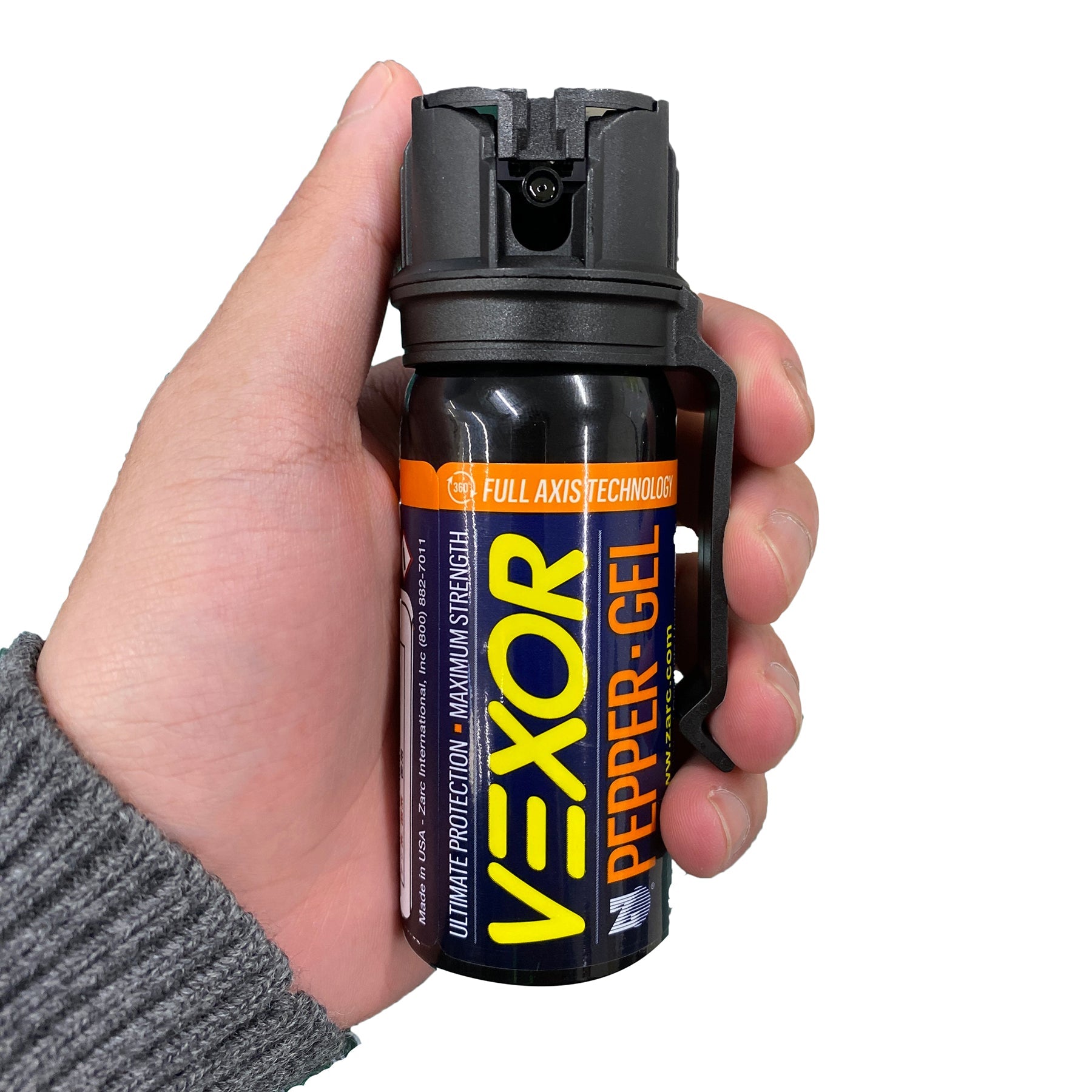 防犯スプレー VEXOR フルアクシス ジェル ベルトグリップ付