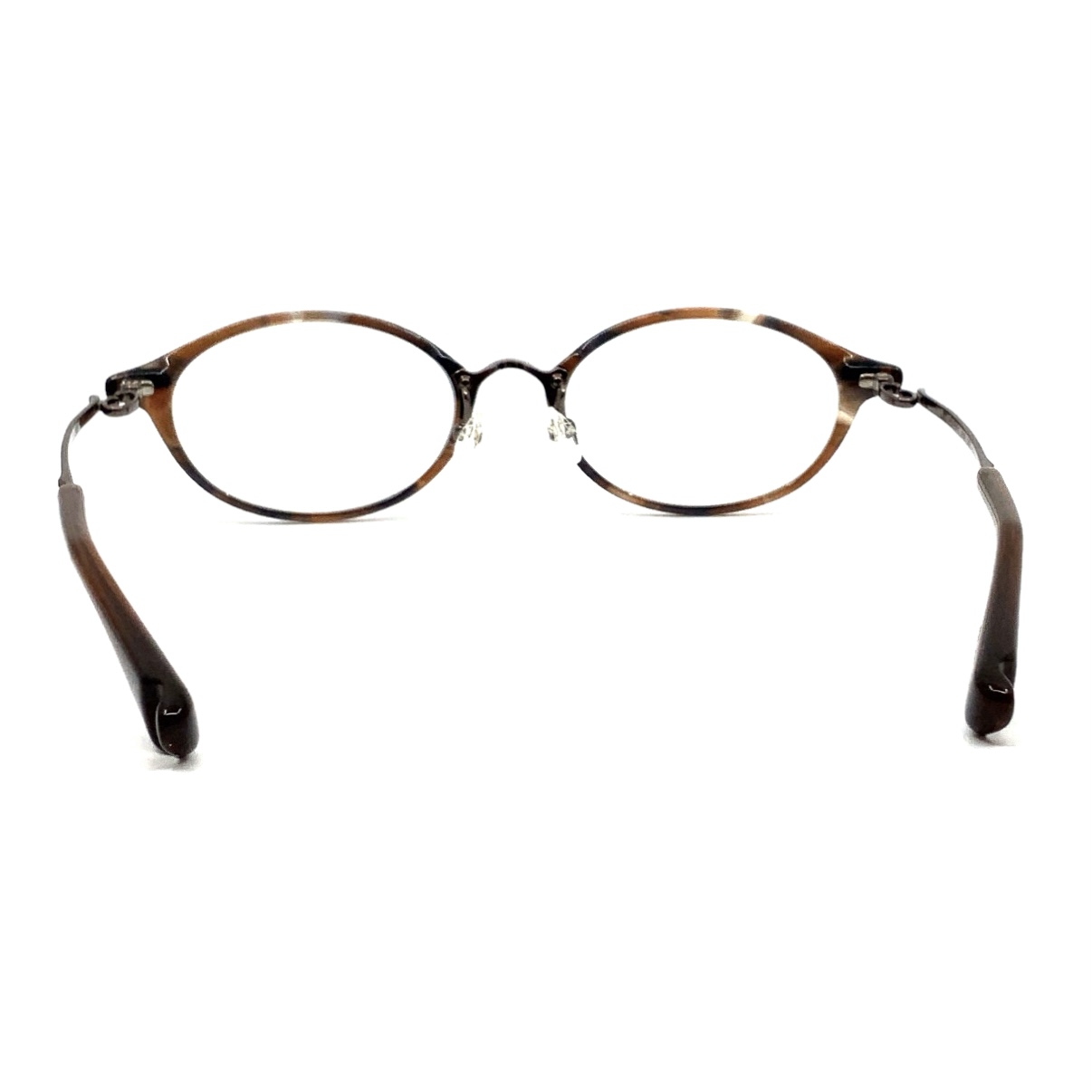 999.9 フォーナインズ メガネ M-78 8628 レッドブラウン × グレー ササ