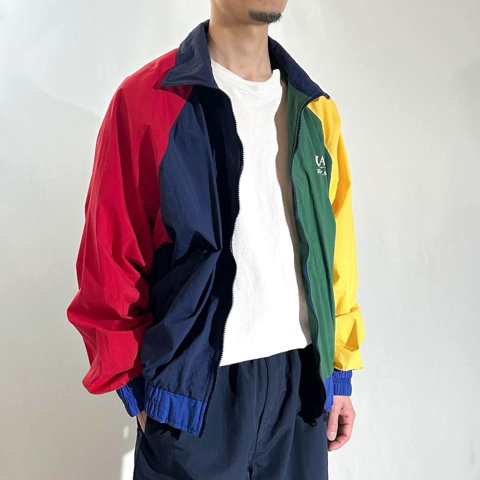 古着–90's CHAPS RALPH LAUREN クレイジーパターン ナイロン