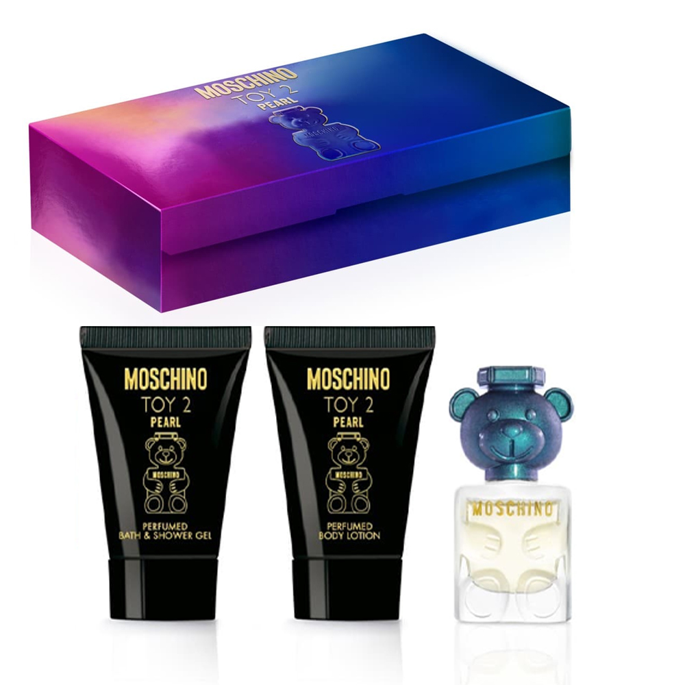 Toy 2 Pearl by Moschino 3pcs Gift Set ( 5ml EDP Mini Splash + 25ml