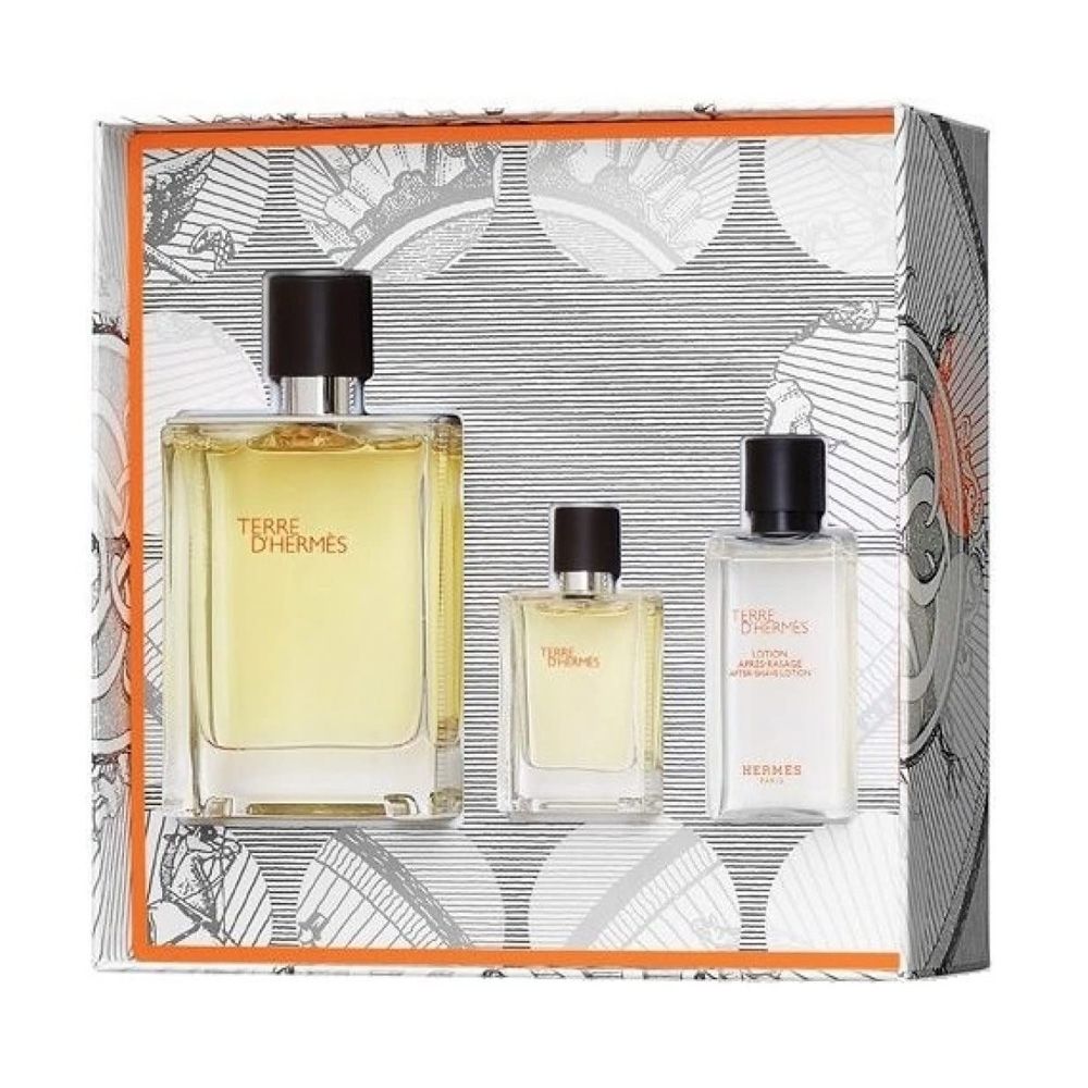Buy Terre D'hermes 3pc Gift Set by Hermes Standard Eau De Toilette