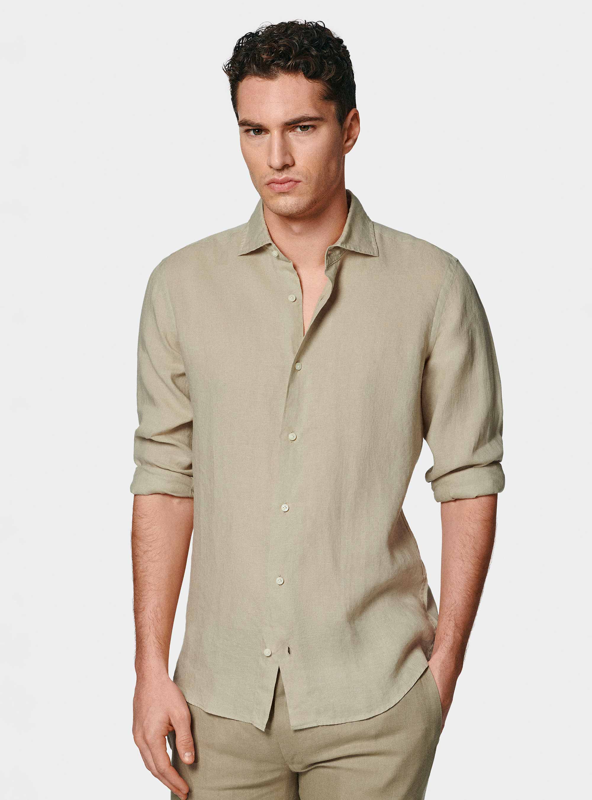 Pure linen shirt | Gutteridge | Men's Shirts