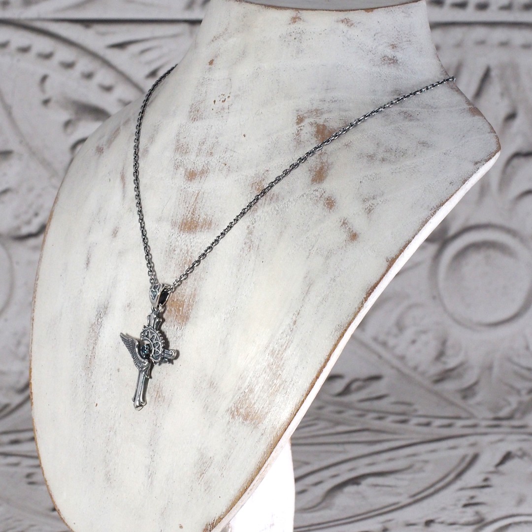 ミモザShankari シルバー ペンダント ルビー オパール ミモザShankari