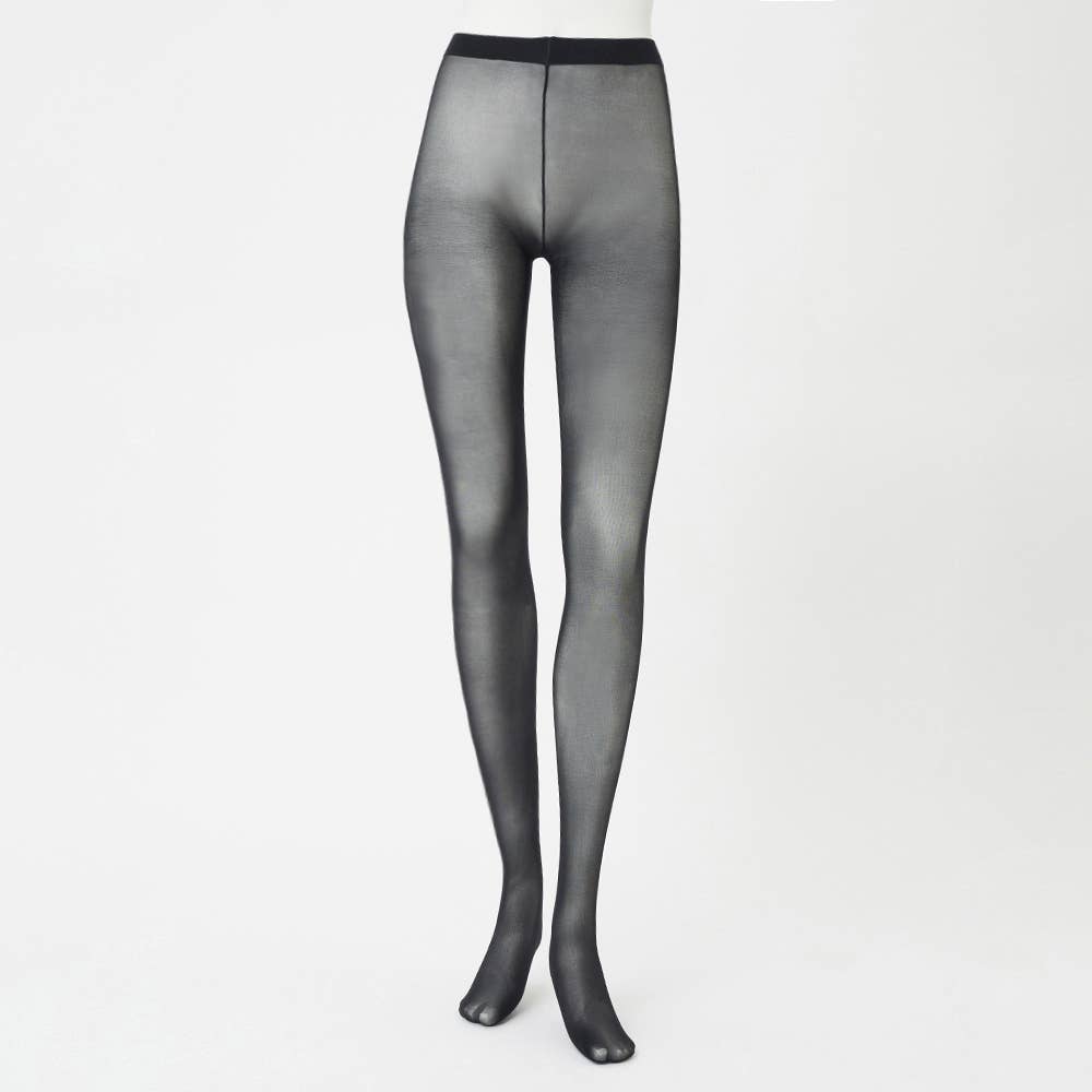 Online Exclusive 7-Pair Set] Black 25 Denier Sheer Tights SB560SET