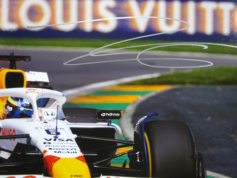 2025 I．ハジャー レーシング・ブルズ VCARB02 直筆サイン入 フォト S