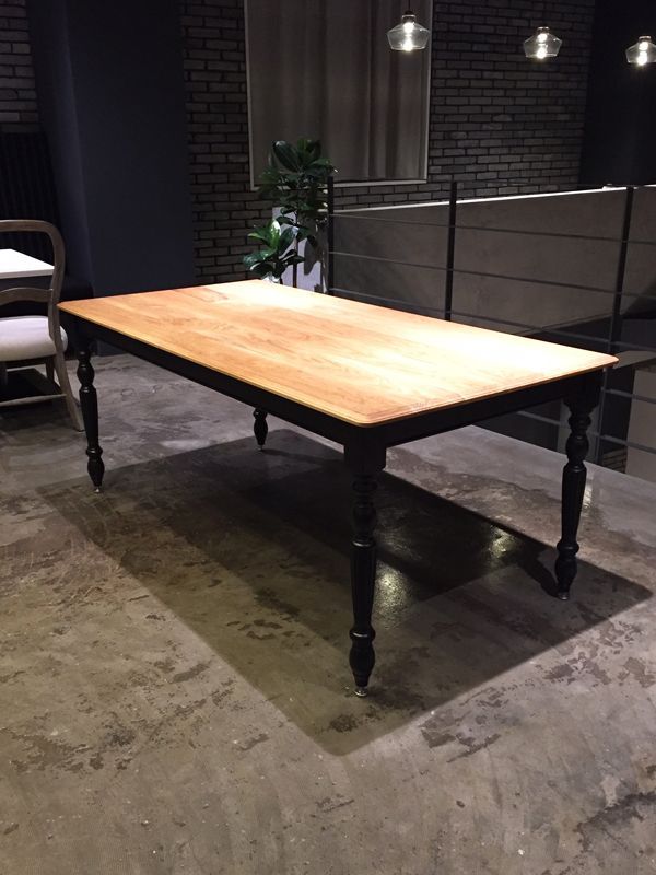 飲食店向けオーク天板ダイニングテーブルW1800xD900@大阪東京