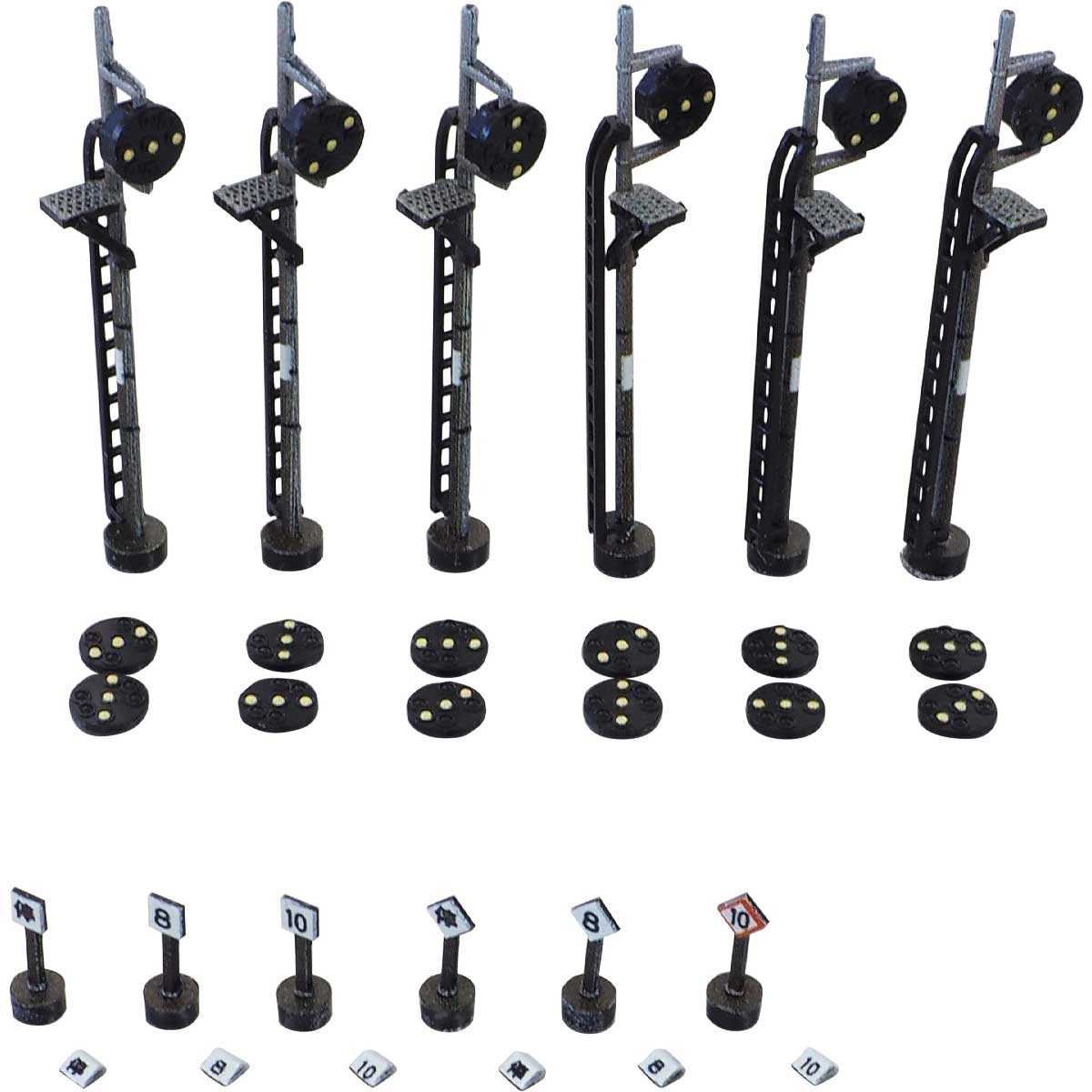 2594＞着色済み 中継信号機セット｜着色済みストラクチャー｜Nゲージ