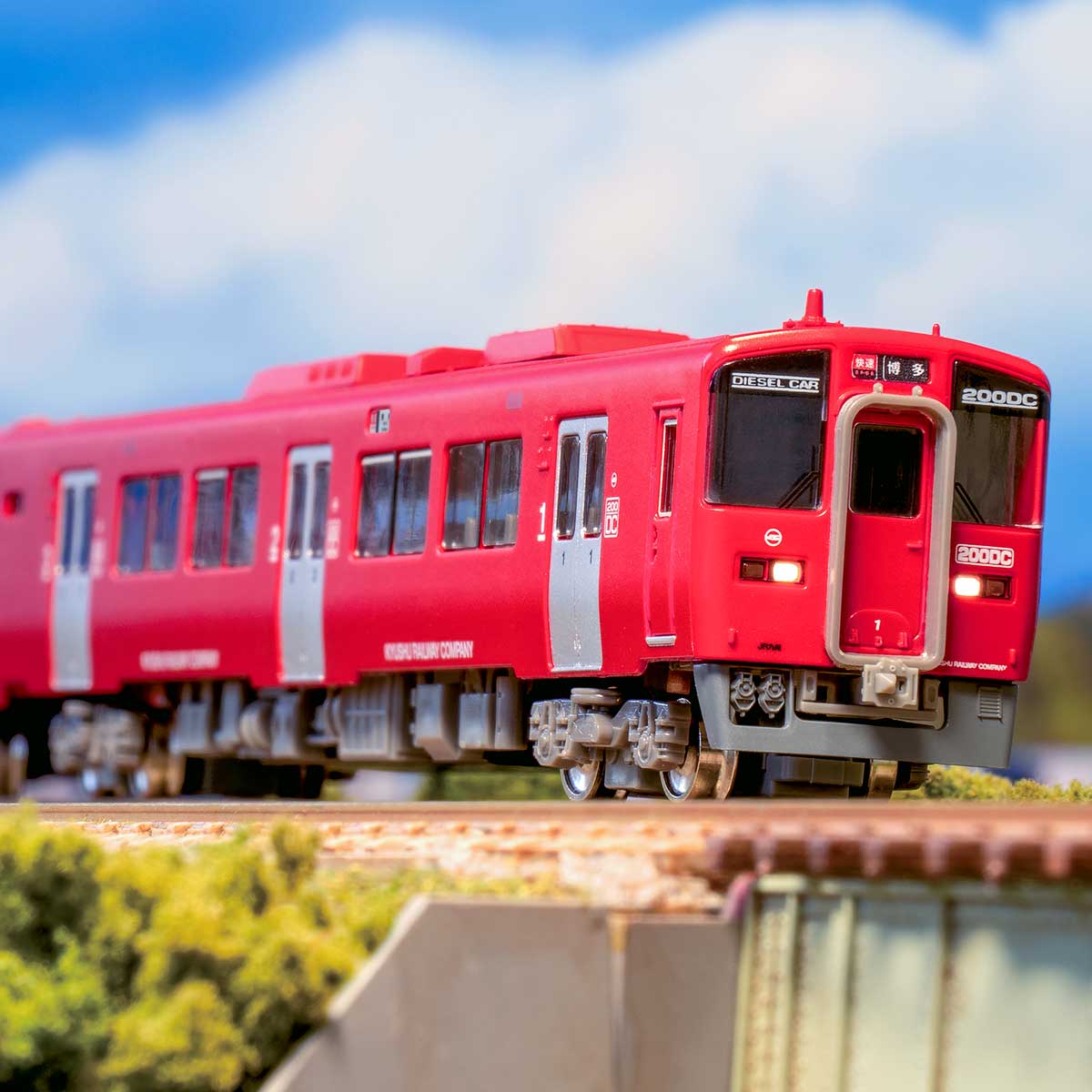 30038＞JR九州キハ200形「赤い快速」2両編成セット（動力付き）｜N