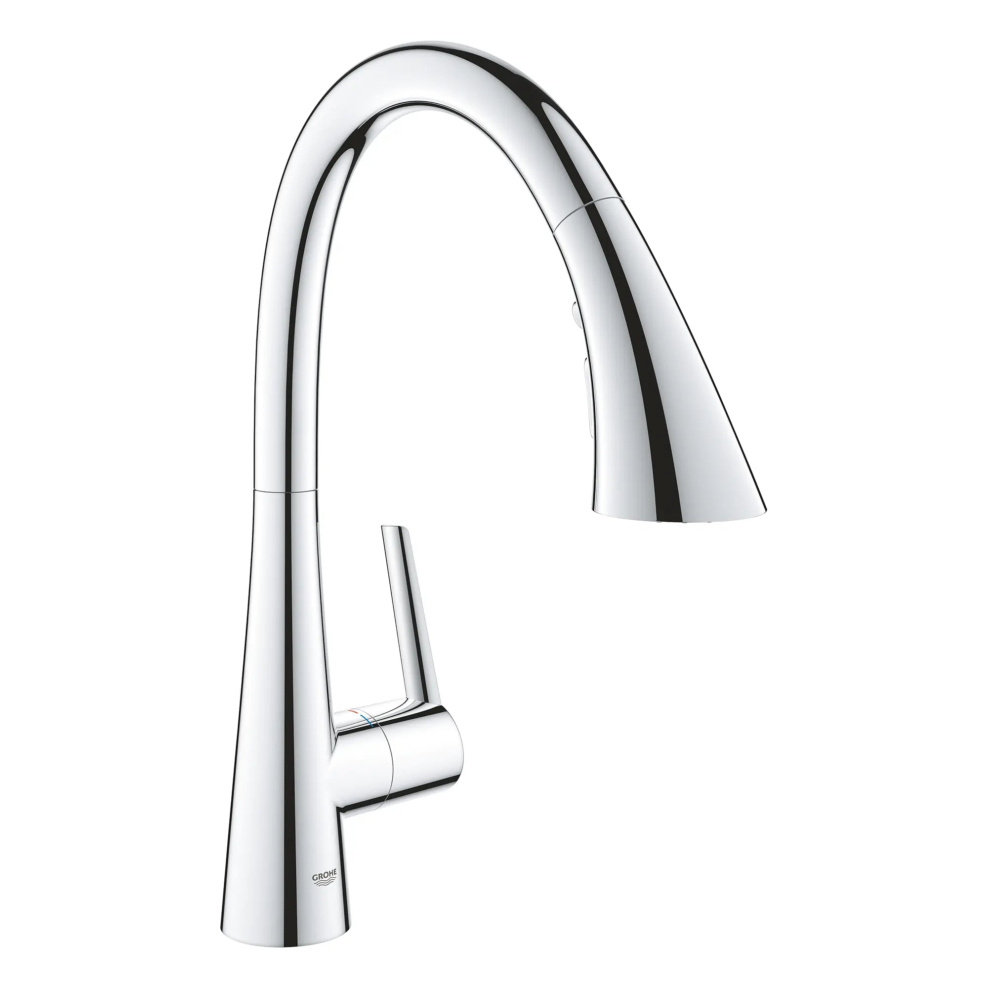 GROHE Zedra Single-Handle Pull Down Kitchen Faucet Triple Spray 1.75 G