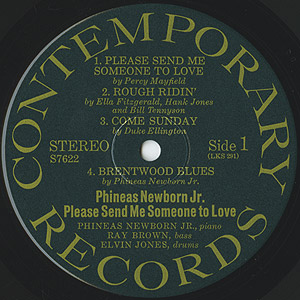 Phineas Newborn Jr. / Please Send Me Someone To Love(LP