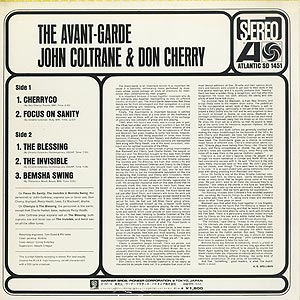 John Coltrane & Don Cherry / The Avant-Garde(LP) / Atlantic 1971