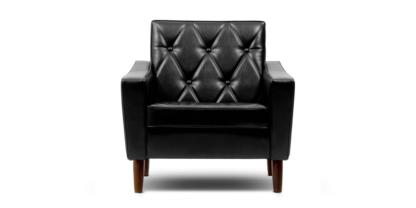 カリモク60 Kチェア ワイド 1シーター・スタンダードブラック