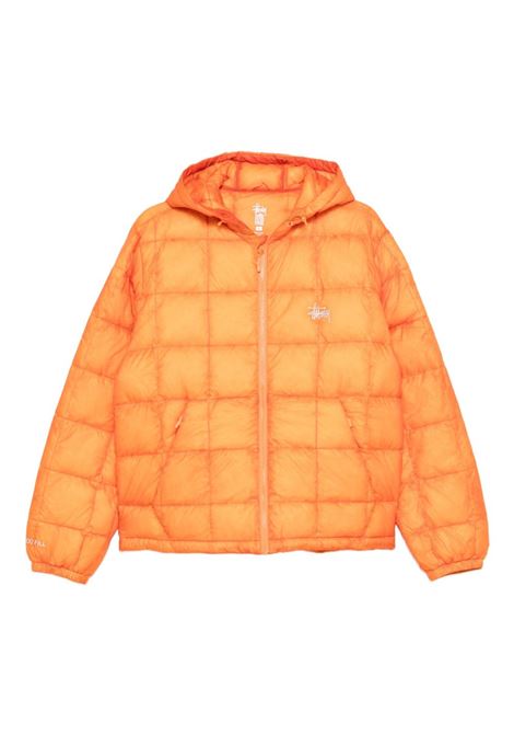 midweight hooded puffer man orange - STÜSSY - d — 2