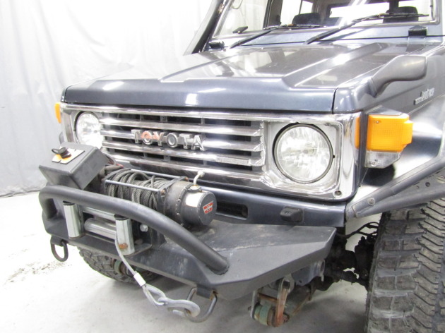 ランクル73 ZXハイリフト5速マニュアル前後デフロック WARNウインチ付