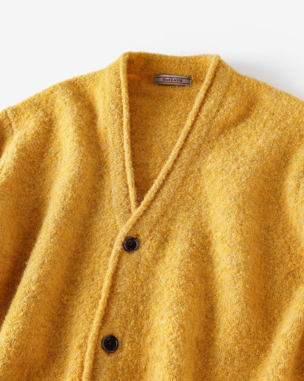 アルパカ混 コンフォートカーディガン/DoCLASSE