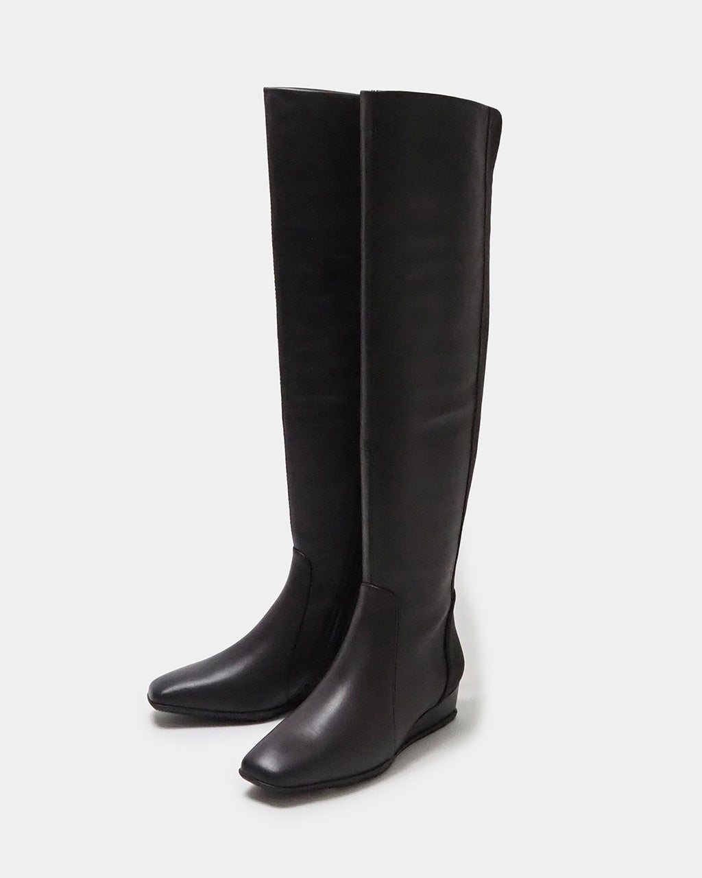 2WAYスクエアトゥニーハイブーツ/DoCLASSE