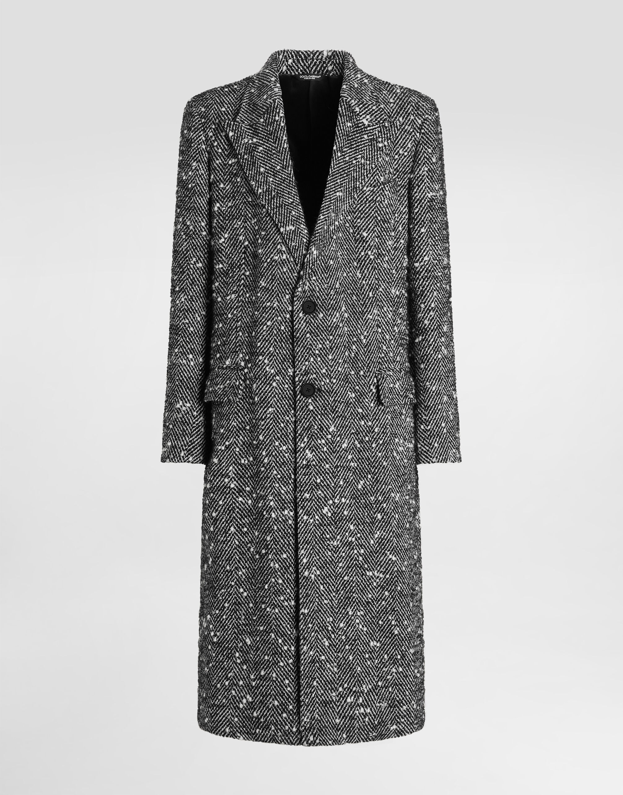 Multicolorのメンズ ヘリンボーン ウールブレンド ダブルブレスト