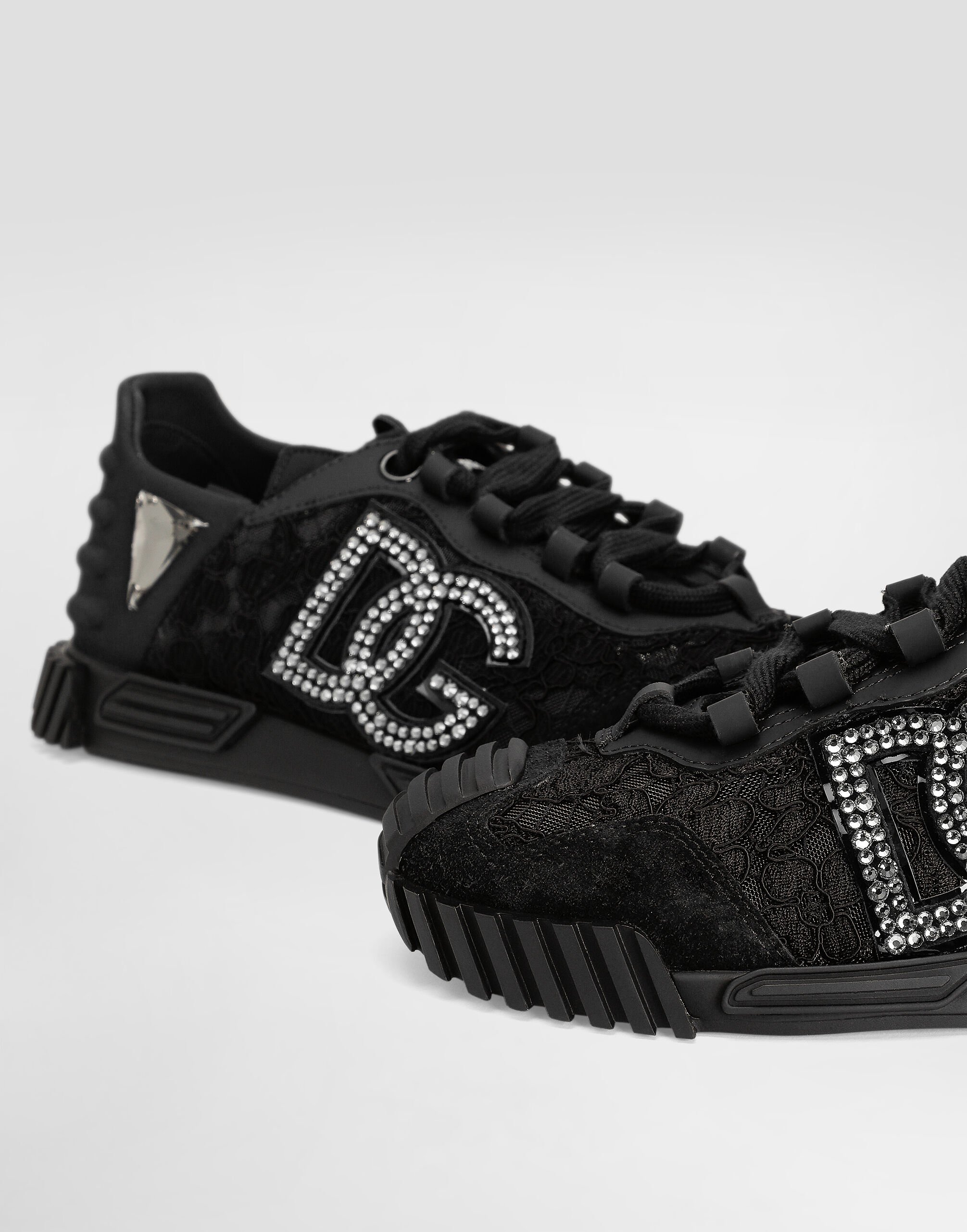 Lace NS1 sneakers in Black for Women | Dolce&Gabbana® US