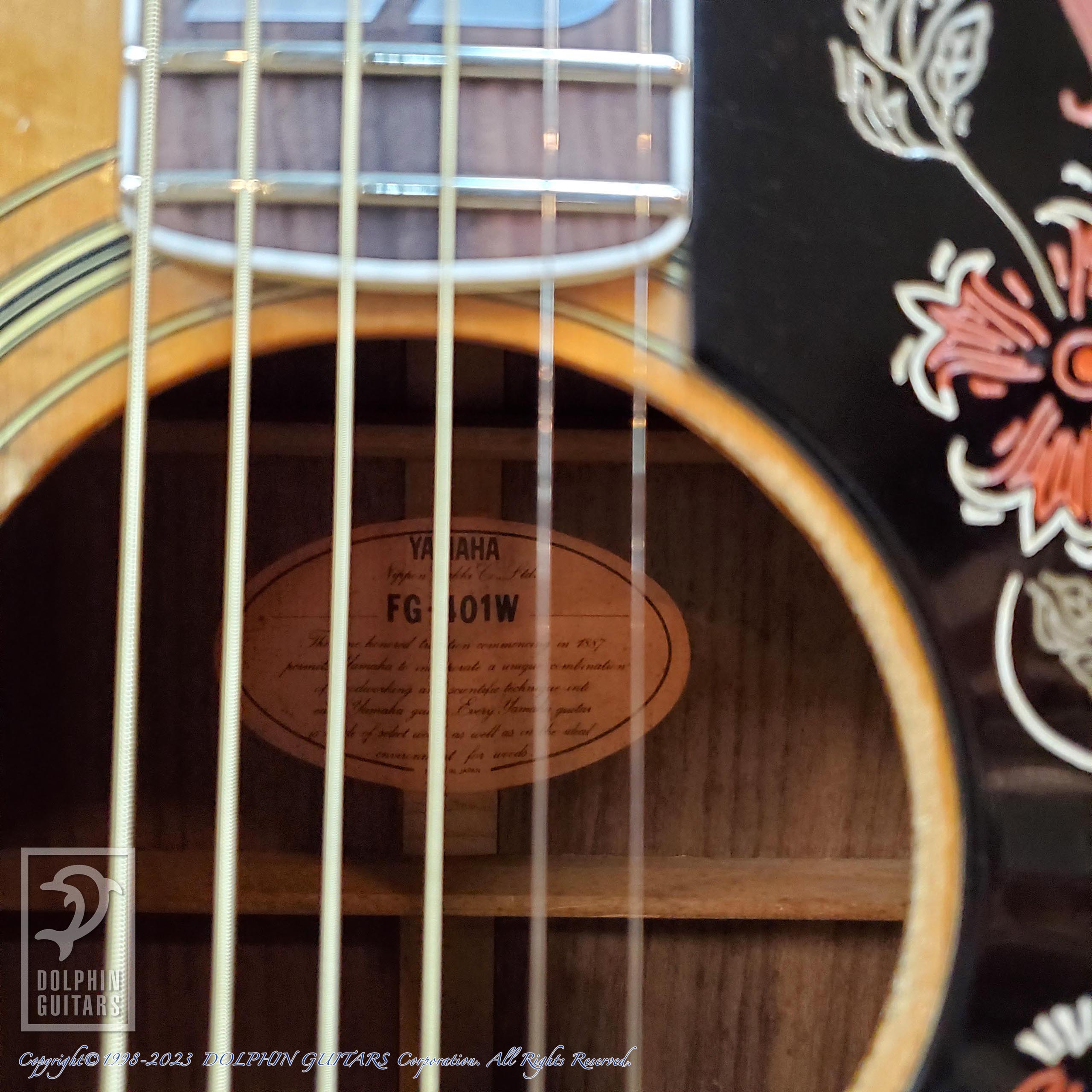 YAMAHA FG-401W|ドルフィンギターズ