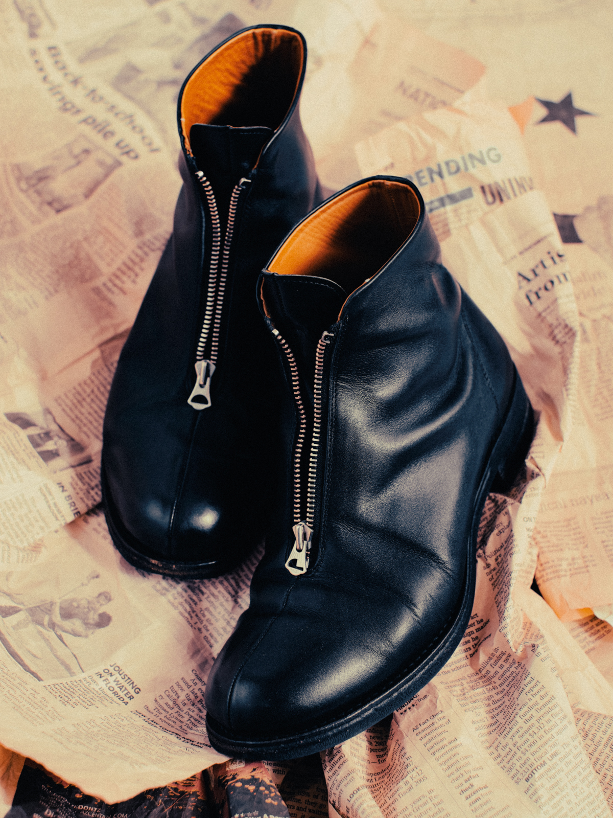 Vol.5615【PHIGVEL：AVIATOR ZIP BOOTS】｜AUBERGE・Needles