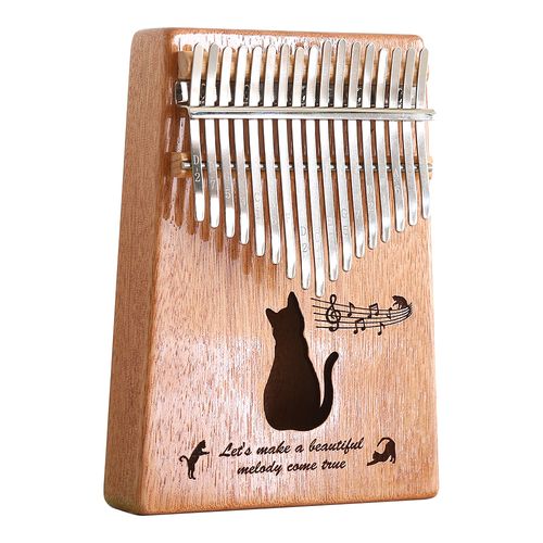 指で弾くピアノ カリンバ初心者セット 絵柄付きタイプ SH-06-KPA17--S