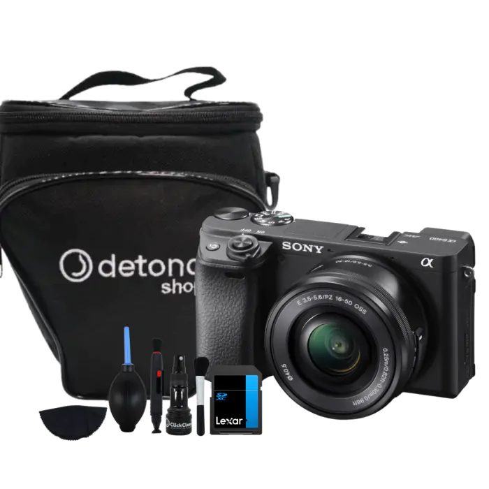 Câmera Sony Alpha a6400 24.2Mp 4K Mirrorless 16-50mm f/3.5-5.6 OSS