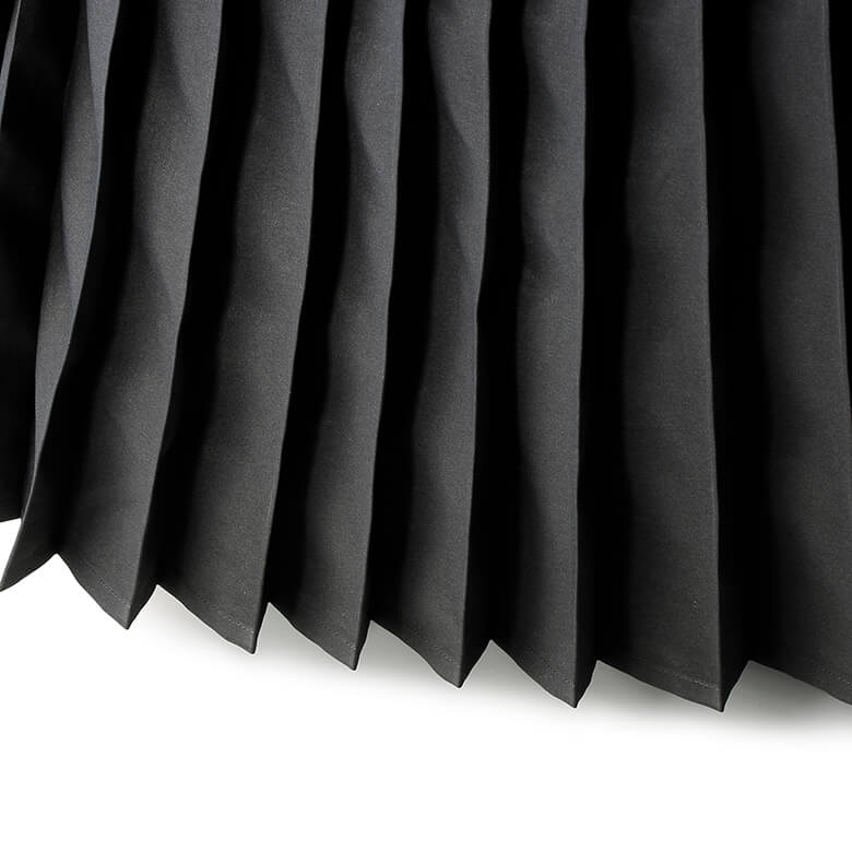 DEAN＆DELUCA×BEAMS COUTURE プリーツエプロンドレス ブラック | DEAN