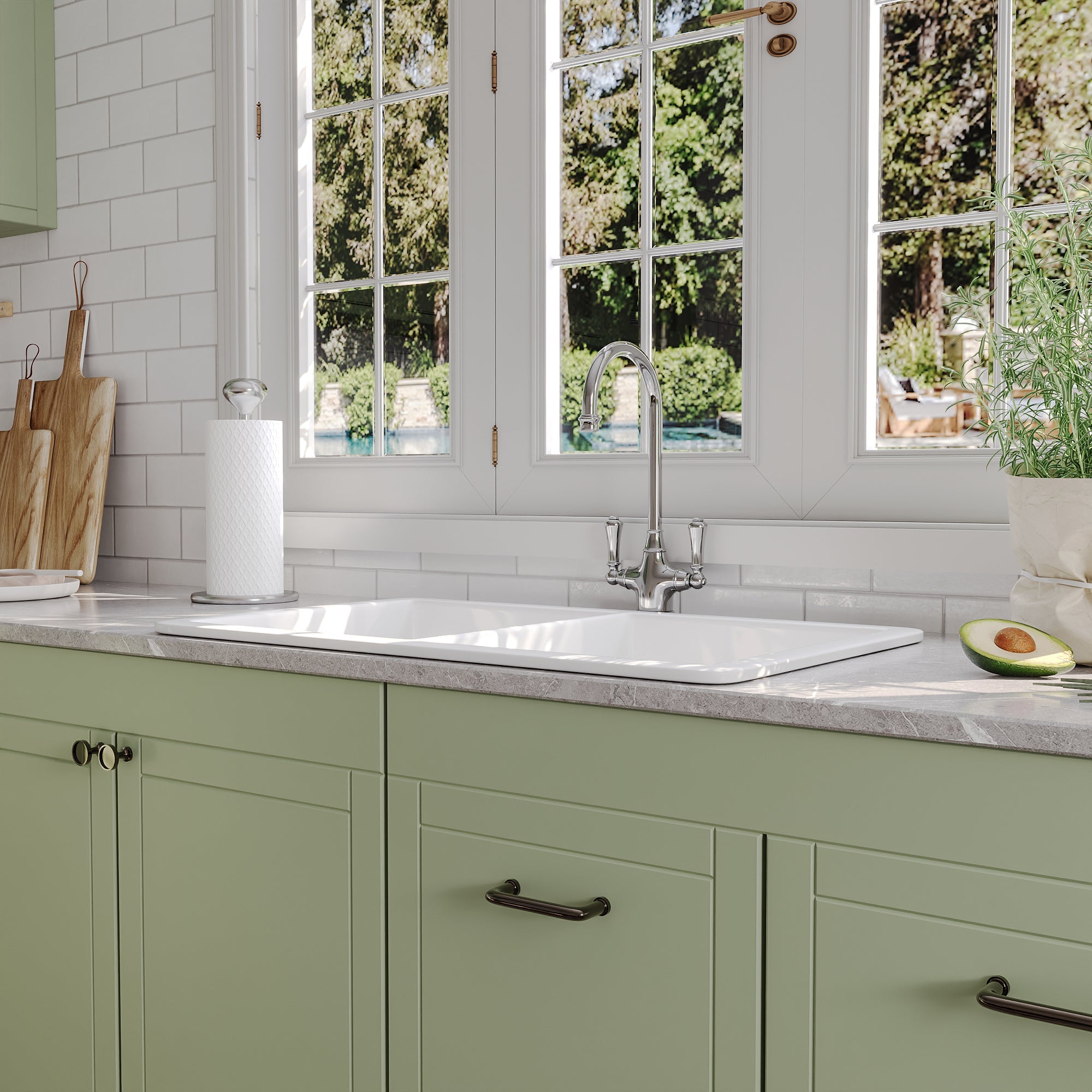 DeerValley DV-1K513 Glen Rectangle Fireclay 31.89