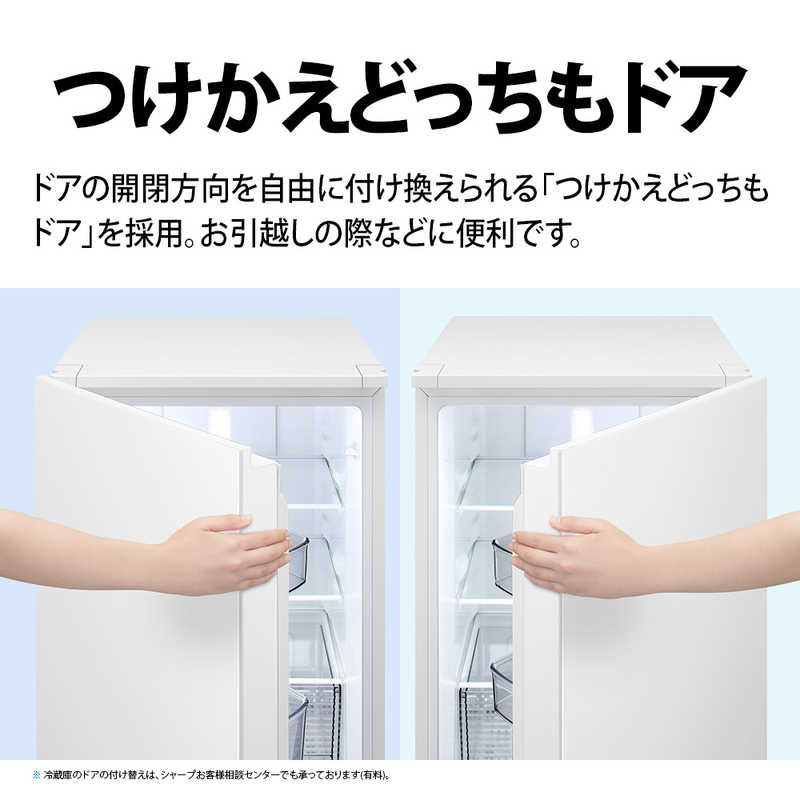 デンキチWeb / シャープ SHARP 冷蔵庫 2ドア 179L 付け替え左右開き